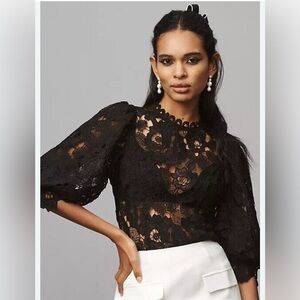 Anthropologie Brand New Lace Top